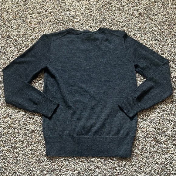 Polo by Ralph Lauren Vintage Kids Gray V-Neck Sweater Size YM - Picture 6 of 7